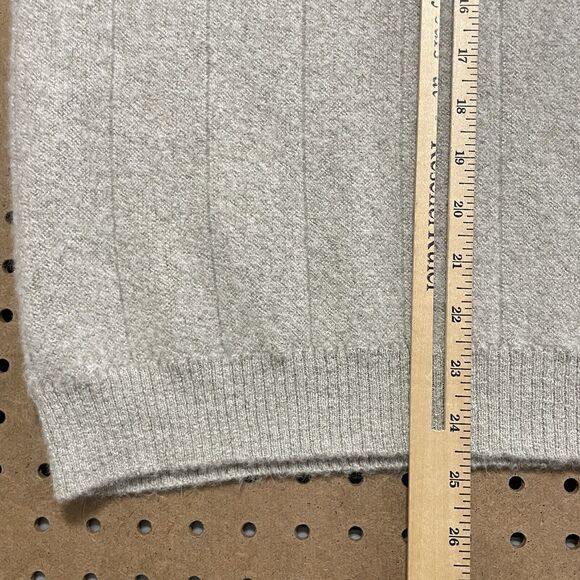 Bobby Jones Golf VTG 100% Pure Baby Alpaca Sweater Vest Peru Gray XL Men - Picture 8 of 8